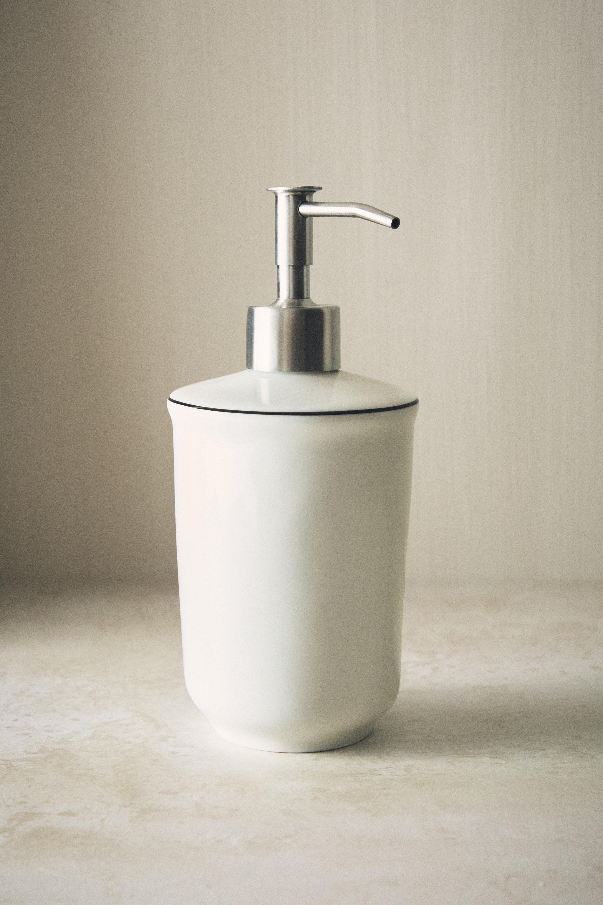 BONE CHINA SOAP DISPENSER